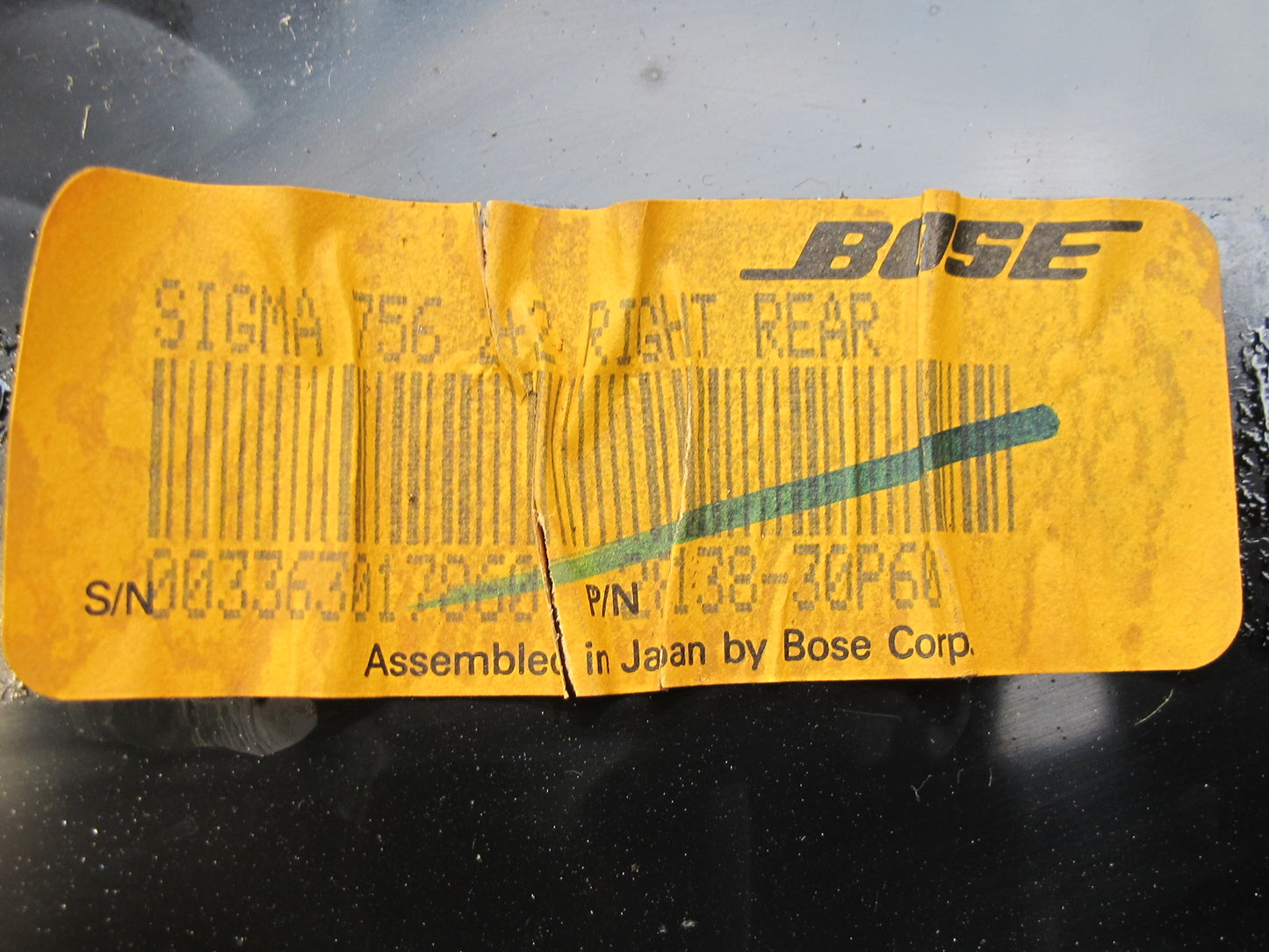 90-91 Nissan Z32 300ZX 2+2 Set of 2 Rear Left & Right Bose Speaker w Housing OEM