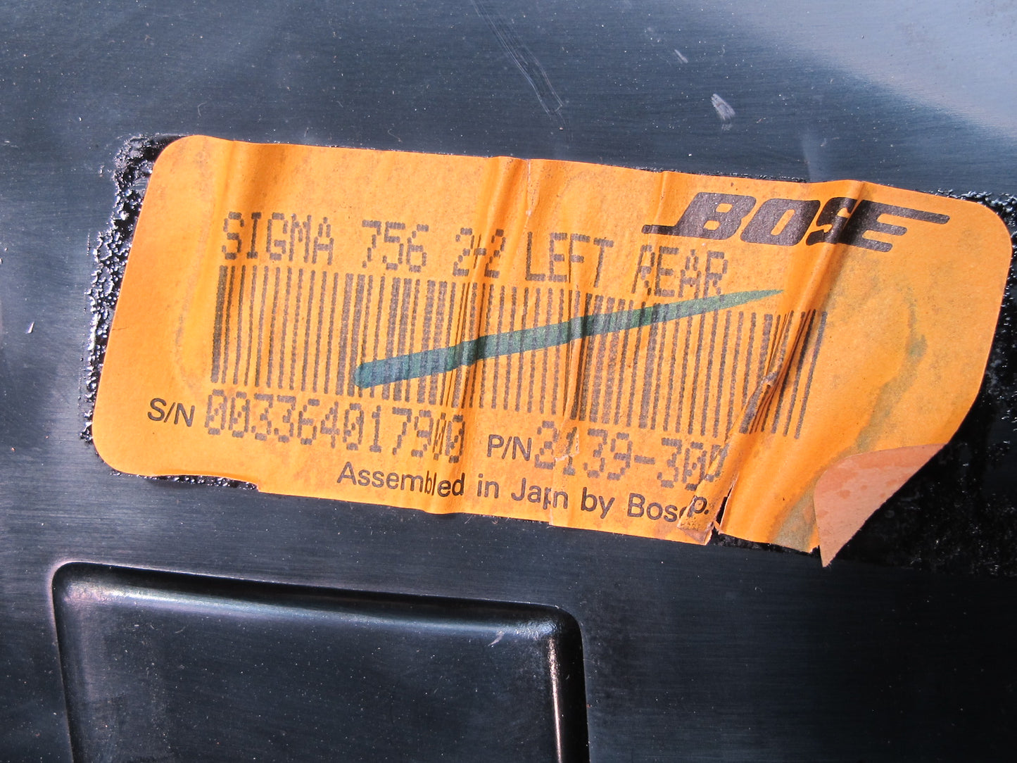 90-91 Nissan Z32 300ZX 2+2 Set of 2 Rear Left & Right Bose Speaker w Housing OEM