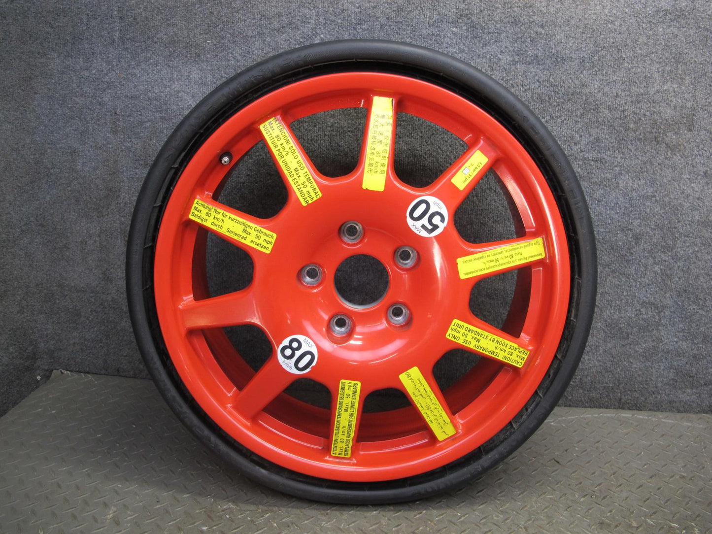 2011-2018 Porsche Cayenne 958 Emergency Spare R19" Wheel 19x6.5J Rim W/ Tire