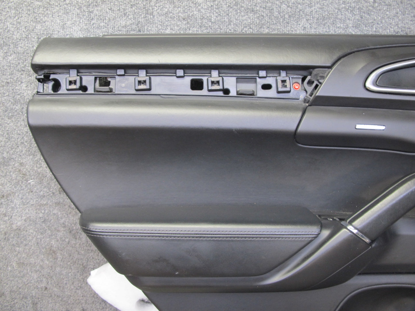 11-18 Porsche Cayenne 958 Rear Left Right Side Interior Door Panel W/ Shade Set