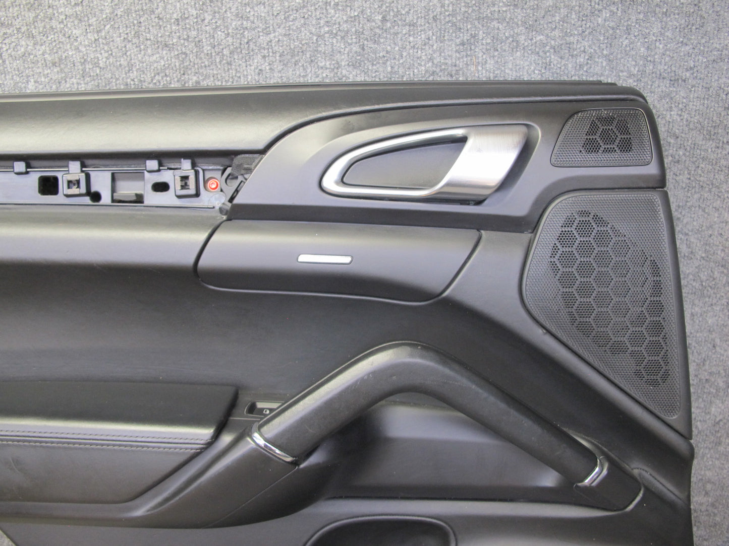 11-18 Porsche Cayenne 958 Rear Left Right Side Interior Door Panel W/ Shade Set