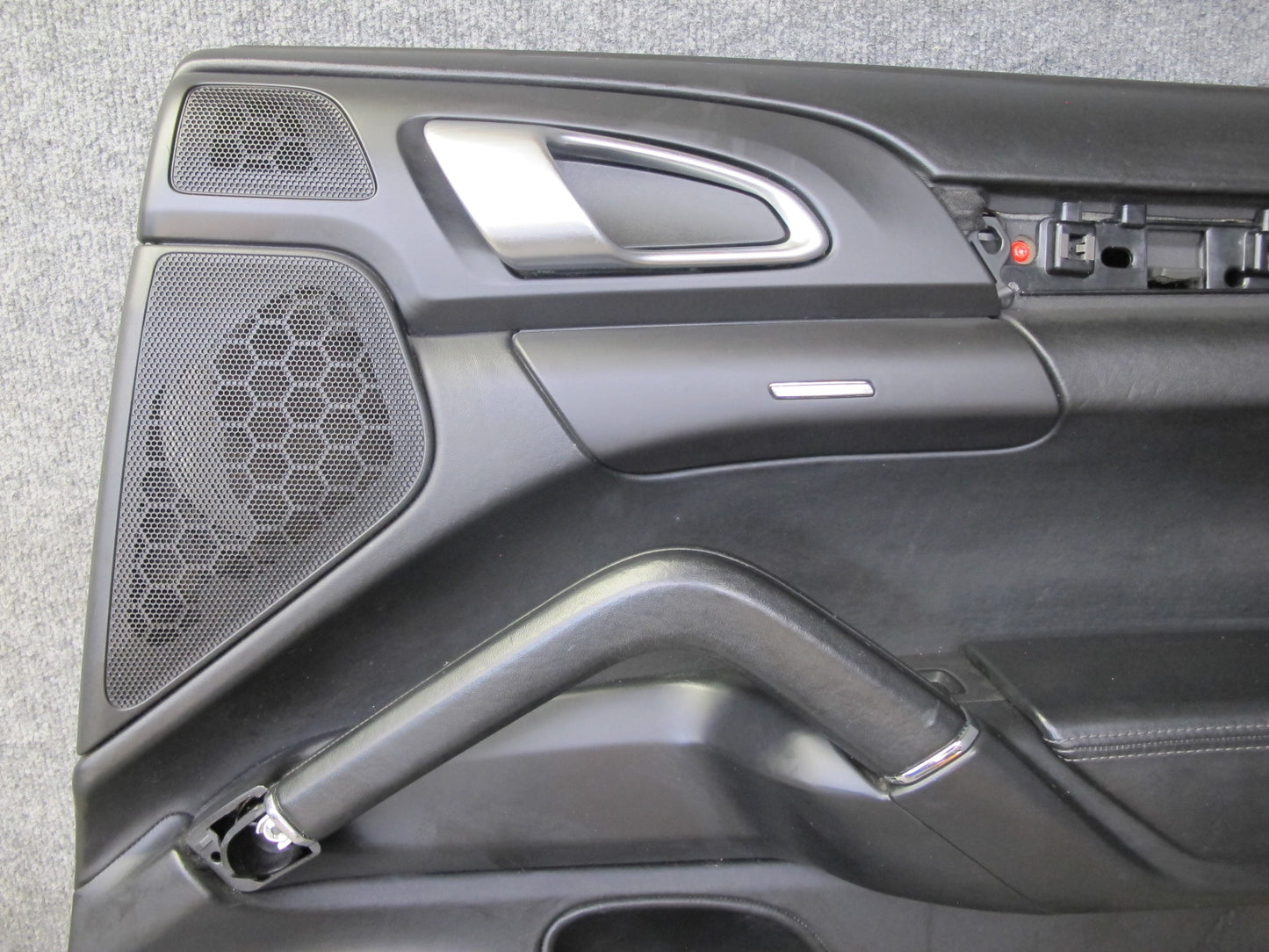 11-18 Porsche Cayenne 958 Rear Left Right Side Interior Door Panel W/ Shade Set