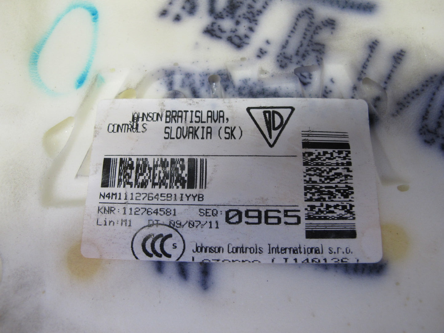 2011-2018 Porsche Cayenne 958 Rear Seat Right Side Lower Leather Cushion Black