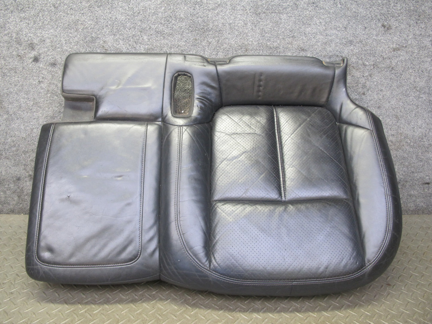 2011-2018 Porsche Cayenne 958 Rear Seat Left Side Lower Leather Cushion Black