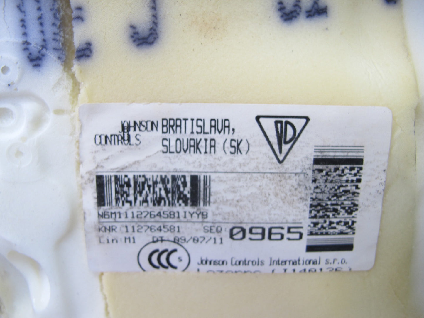 2011-2018 Porsche Cayenne 958 Rear Seat Left Side Lower Leather Cushion Black