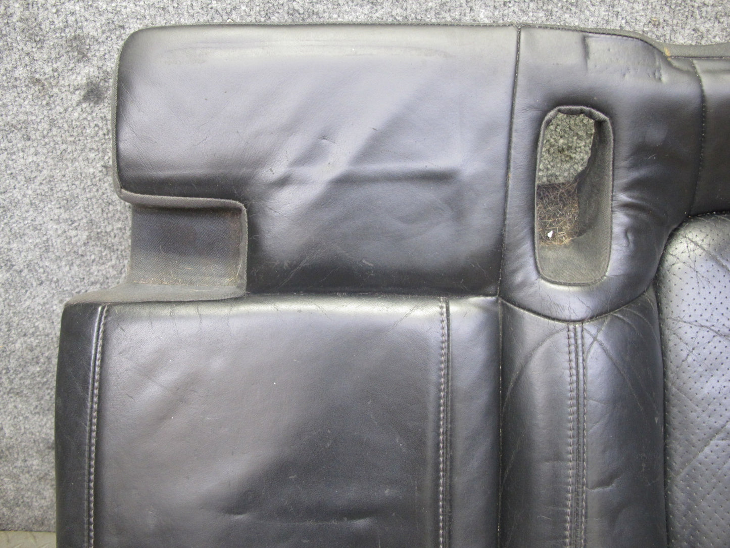 2011-2018 Porsche Cayenne 958 Rear Seat Left Side Lower Leather Cushion Black