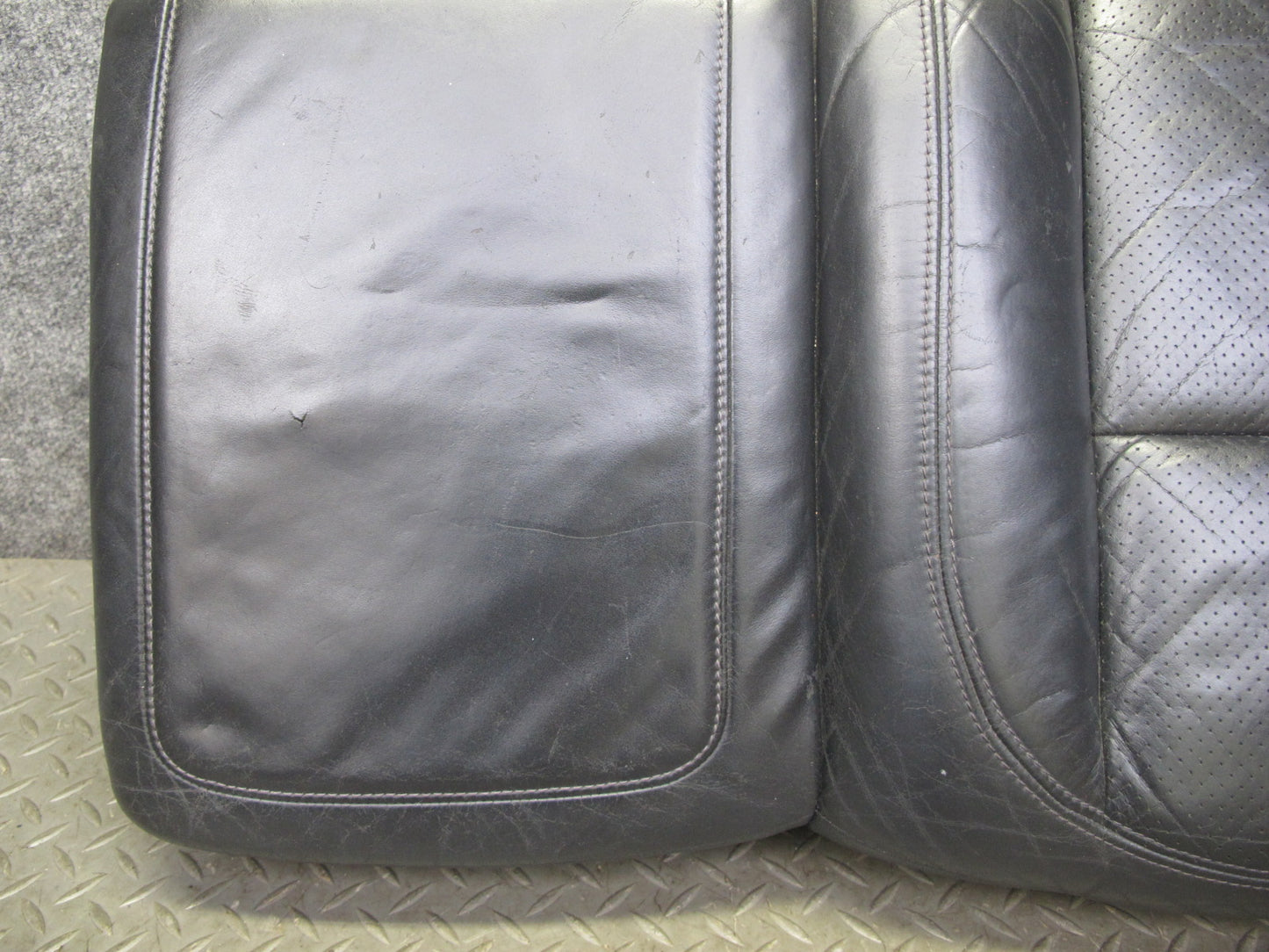 2011-2018 Porsche Cayenne 958 Rear Seat Left Side Lower Leather Cushion Black