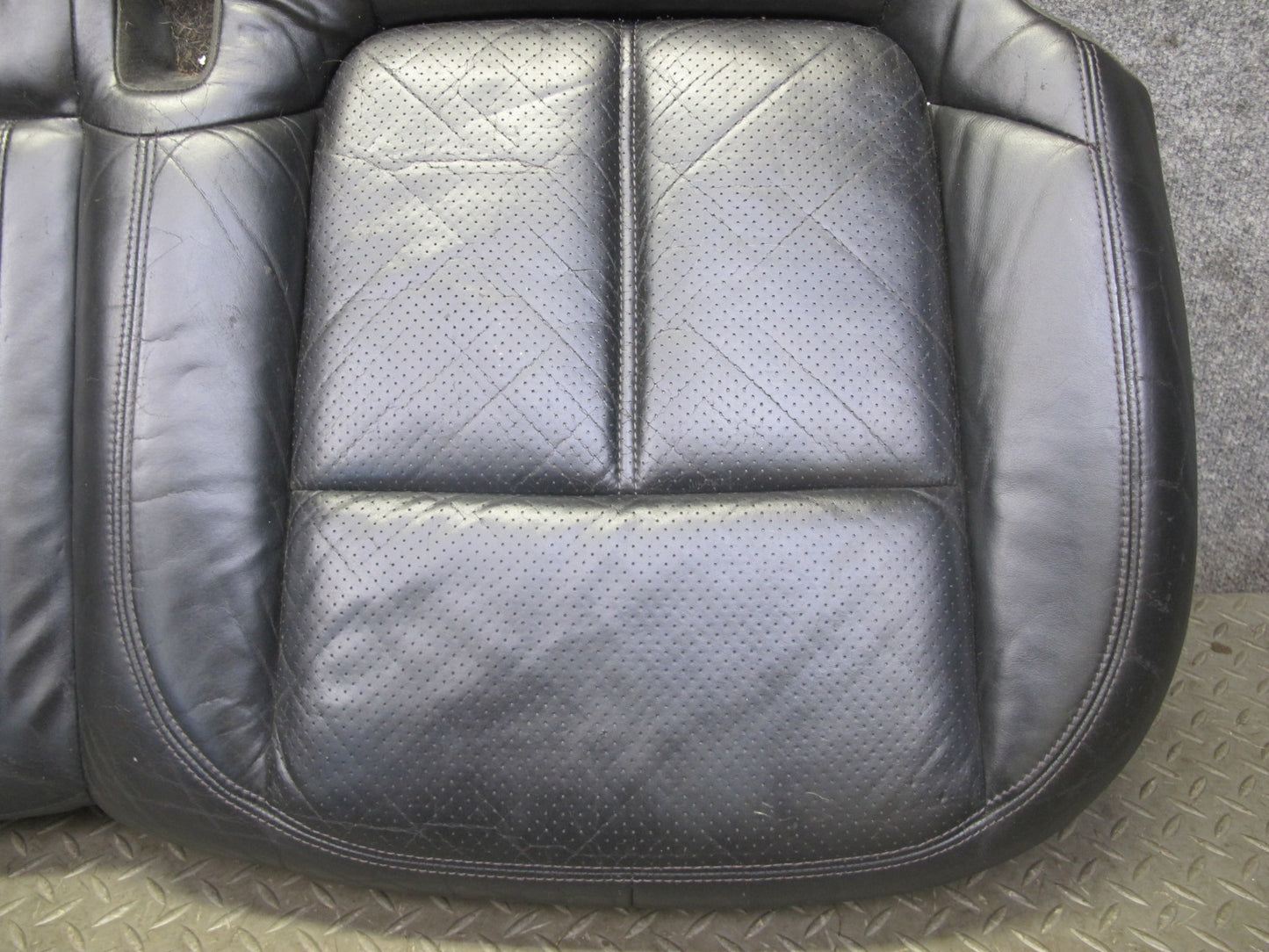 2011-2018 Porsche Cayenne 958 Rear Seat Left Side Lower Leather Cushion Black