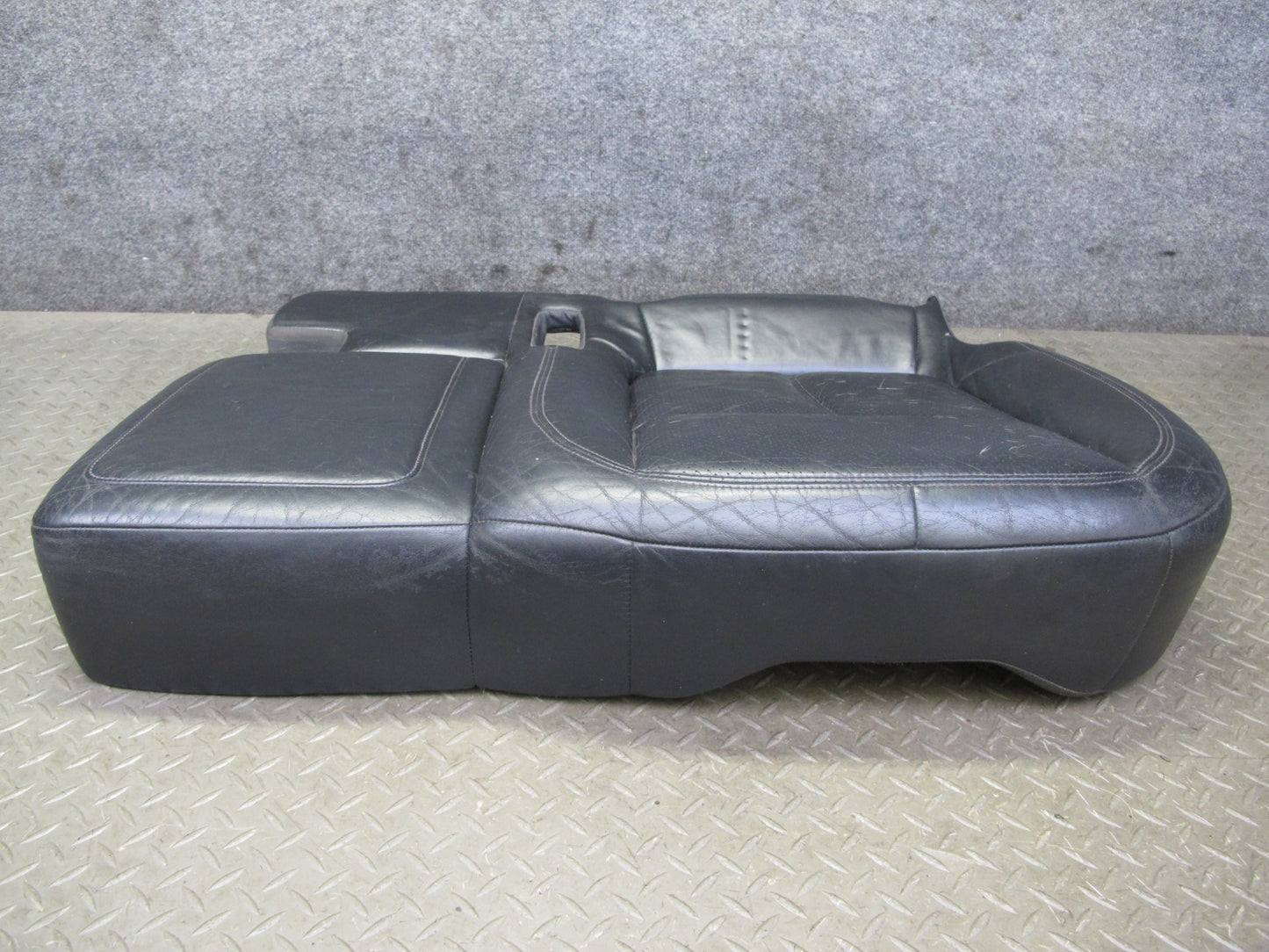 2011-2018 Porsche Cayenne 958 Rear Seat Left Side Lower Leather Cushion Black