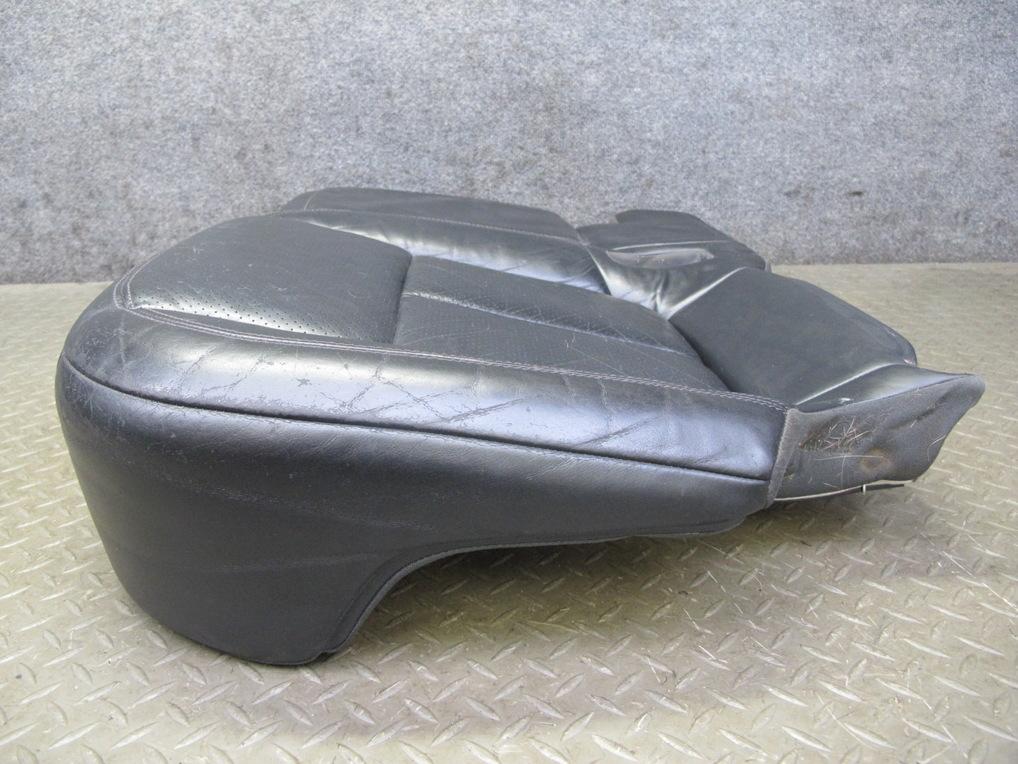 2011-2018 Porsche Cayenne 958 Rear Seat Left Side Lower Leather Cushion Black