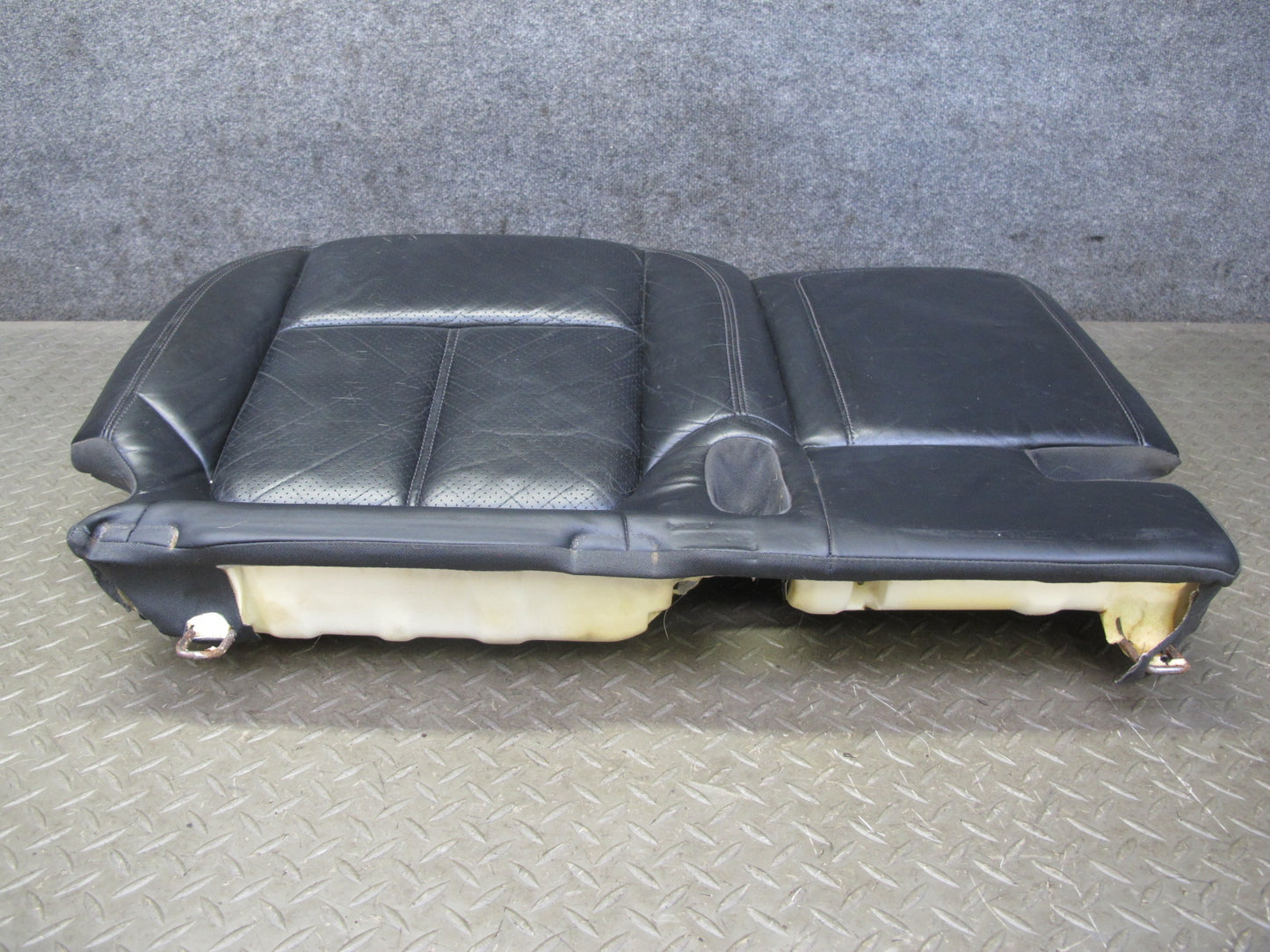 2011-2018 Porsche Cayenne 958 Rear Seat Left Side Lower Leather Cushion Black