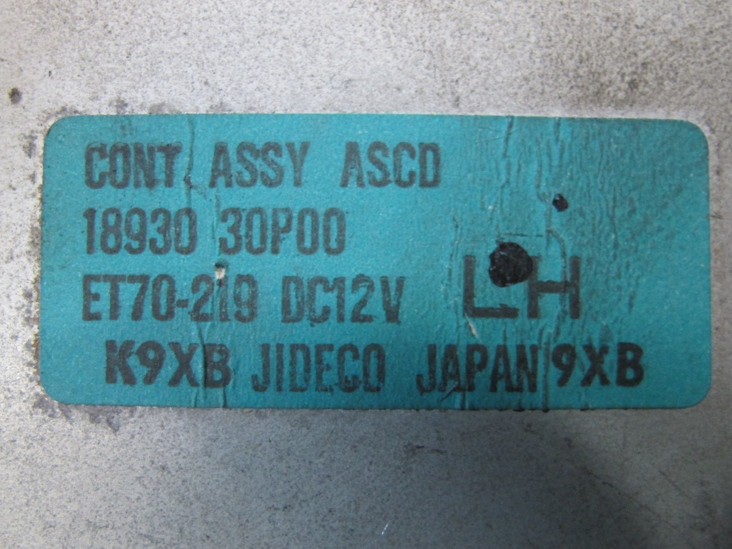 1990 Nissan Z32 300ZX NON Turbo A/T Cruise Control Module Unit 18930-30P00 OEM