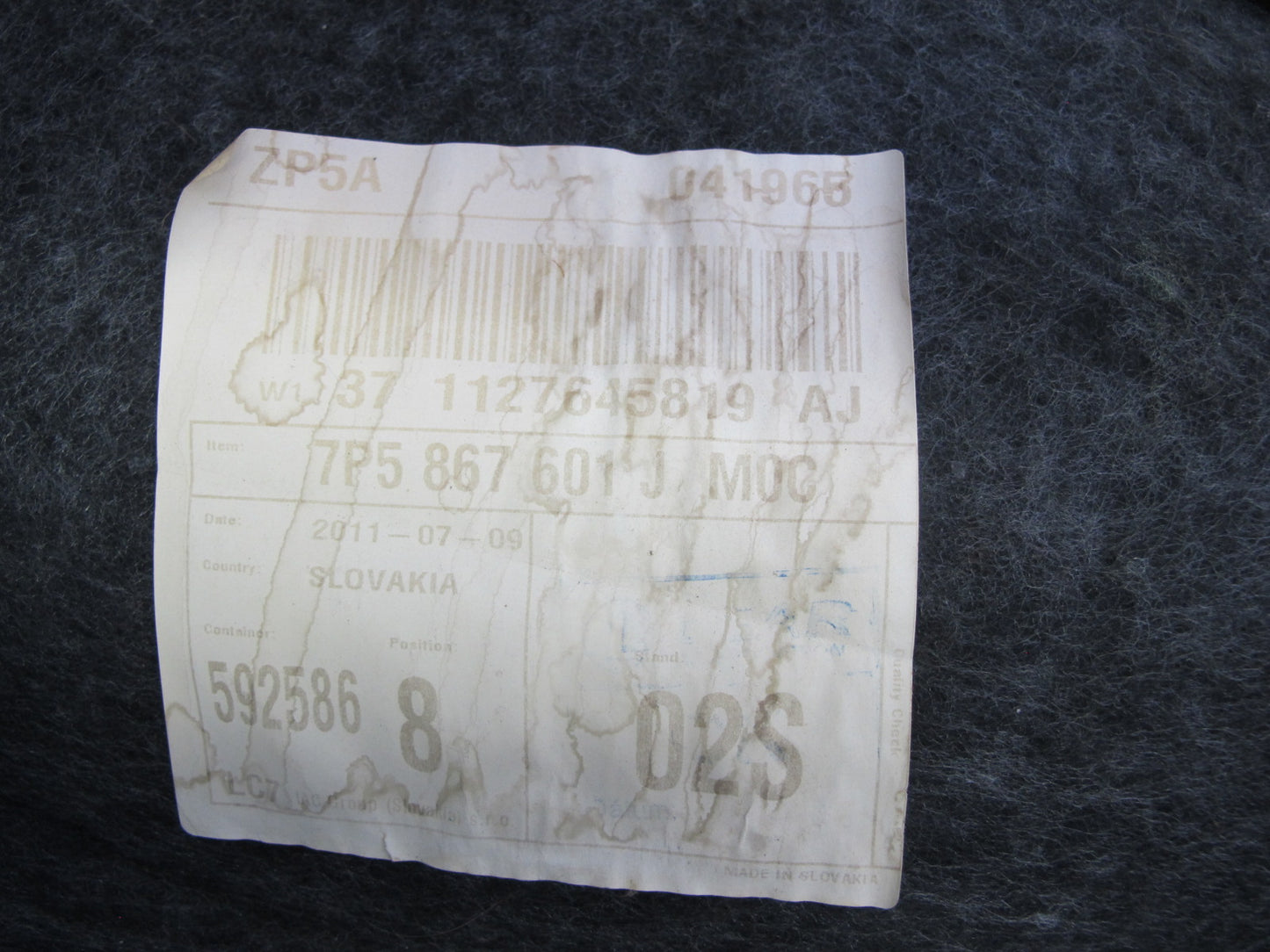 2011-2018 Porsche Cayenne 958 Tail Gate Trunk Door Lower Upper Trim Cover Set