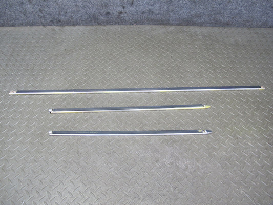 77-78 Datsun S30 280Z 2+2 Right Fender Door Quarter Chrome Trim Molding Set OEM
