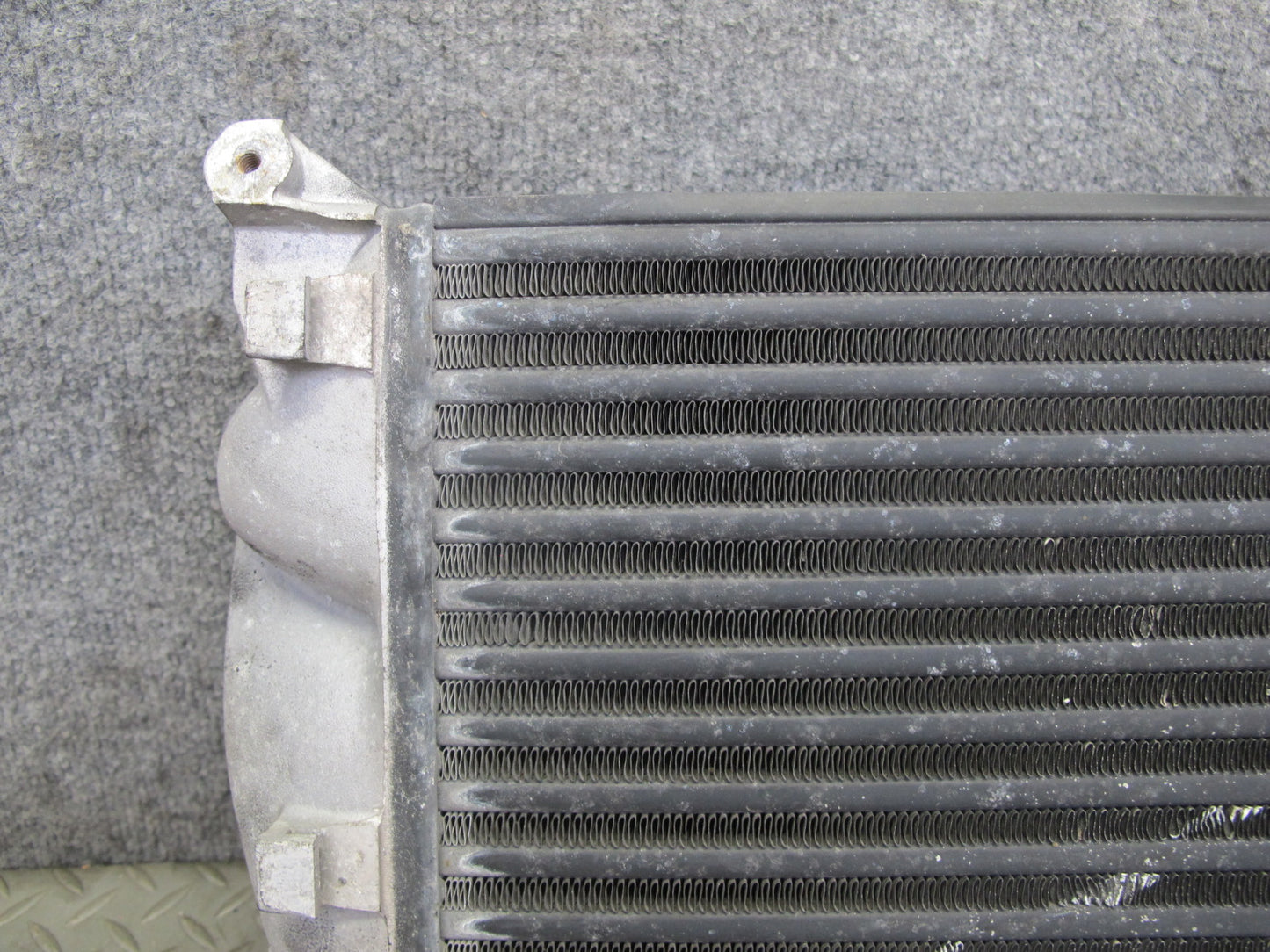 2011-2018 Porsche Cayenne 958 4.8L Turbo Left Side Intercooler Unit W/ Shroud