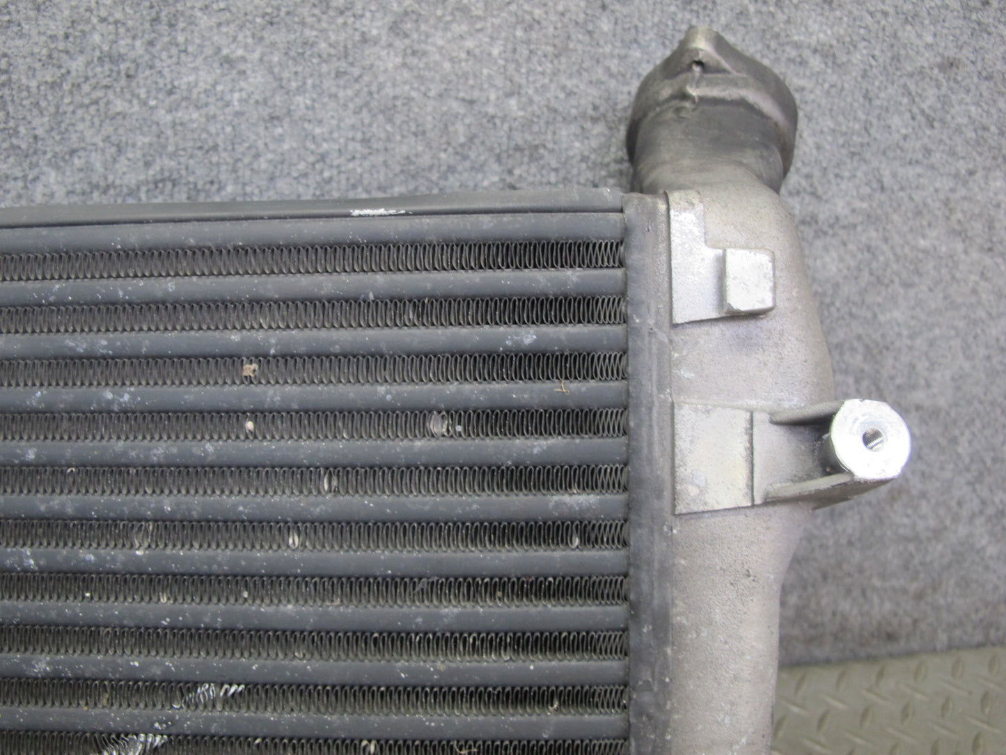 2011-2018 Porsche Cayenne 958 4.8L Turbo Left Side Intercooler Unit W/ Shroud