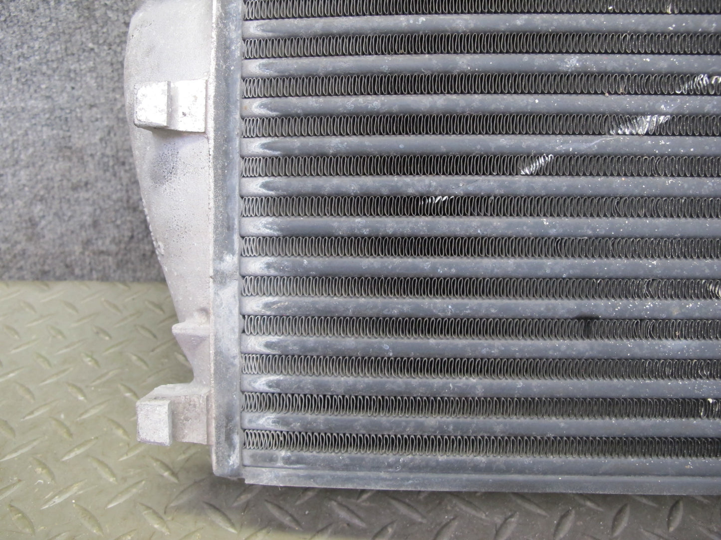 2011-2018 Porsche Cayenne 958 4.8L Turbo Left Side Intercooler Unit W/ Shroud