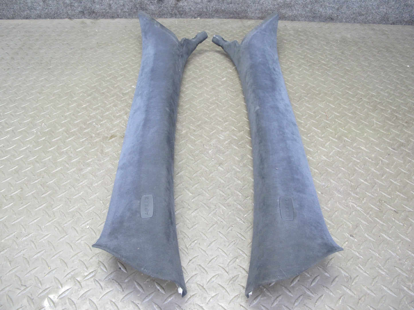 11-18 Porsche Cayenne 958 Front Right & Left Side A Pillar Trim Cover Panel Set