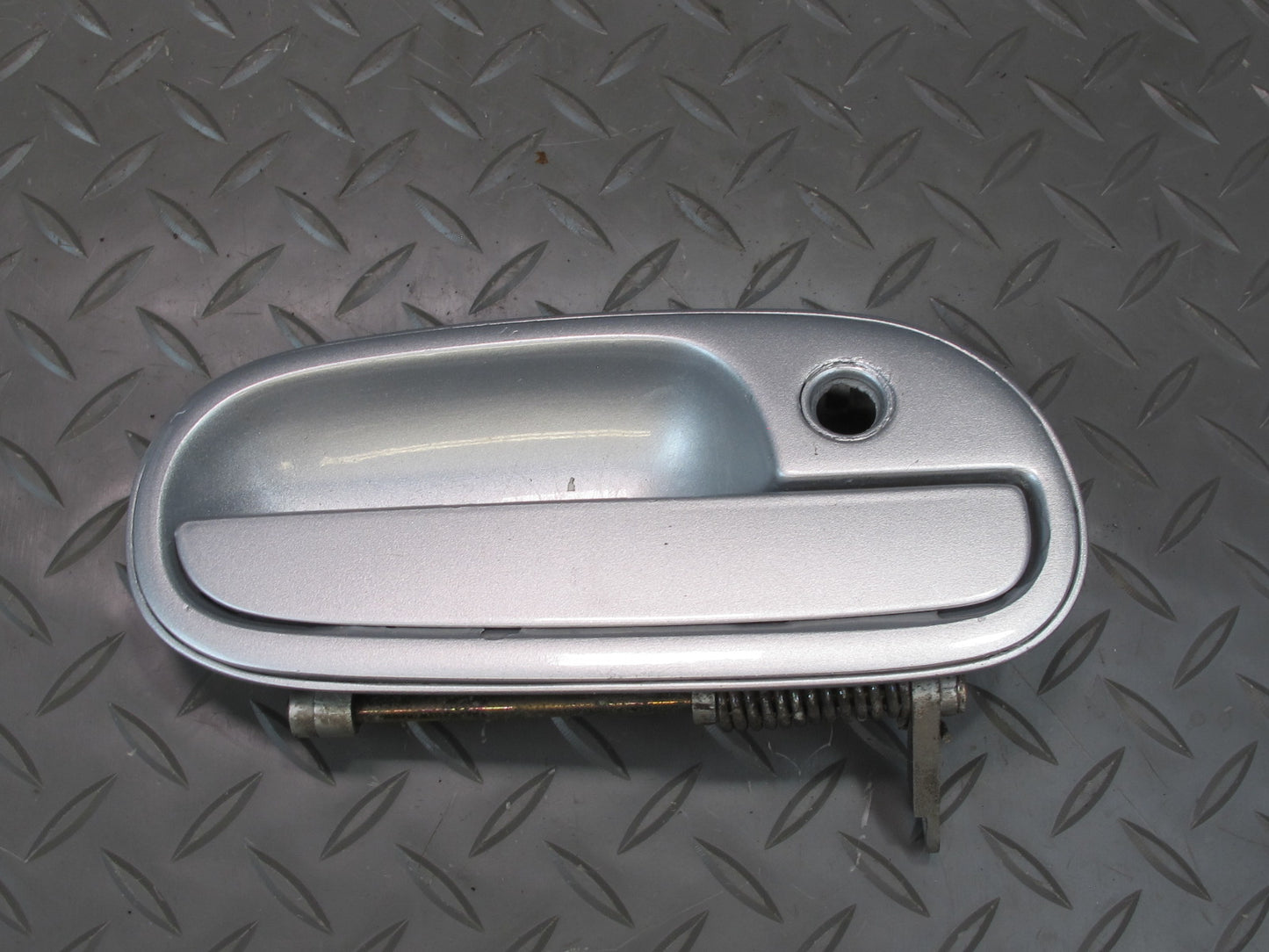 90-91 Nissan Z32 300ZX Set of 2 Left & Right Door Exterior Handle Silver OEM