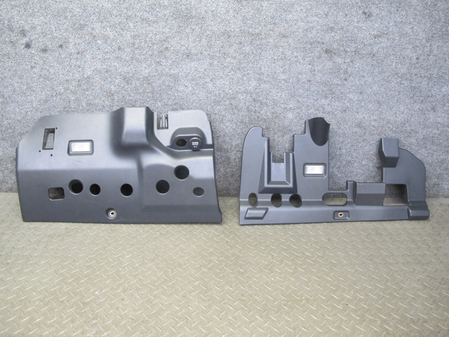 2011-2018 Porsche Cayenne 958 Under Dash Left & Right Side Footwell Cover Set