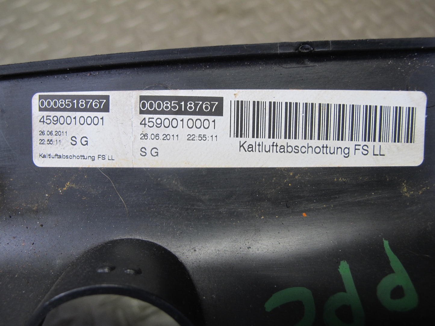 2011-2018 Porsche Cayenne 958 Under Dash Left & Right Side Footwell Cover Set