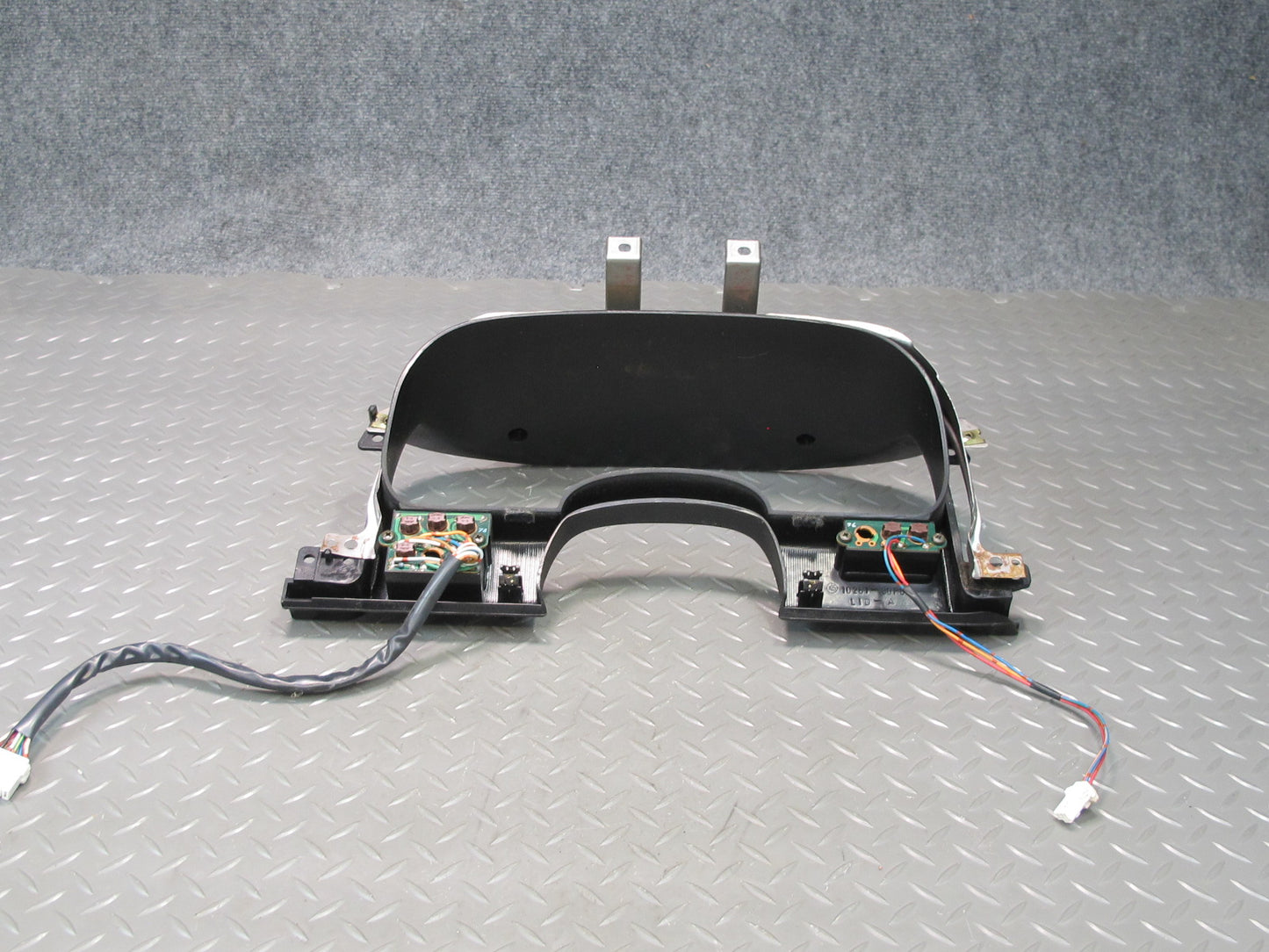 1990 Nissan Z32 300ZX NA Instrument Cluster Speedometer Trim w Warning Board OEM