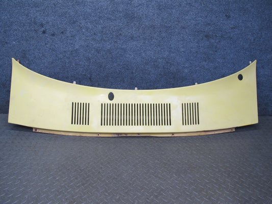 75-78 Datsun S30 280Z Front Hood Wiper Vent Cowl Trim Panel Yellow OEM
