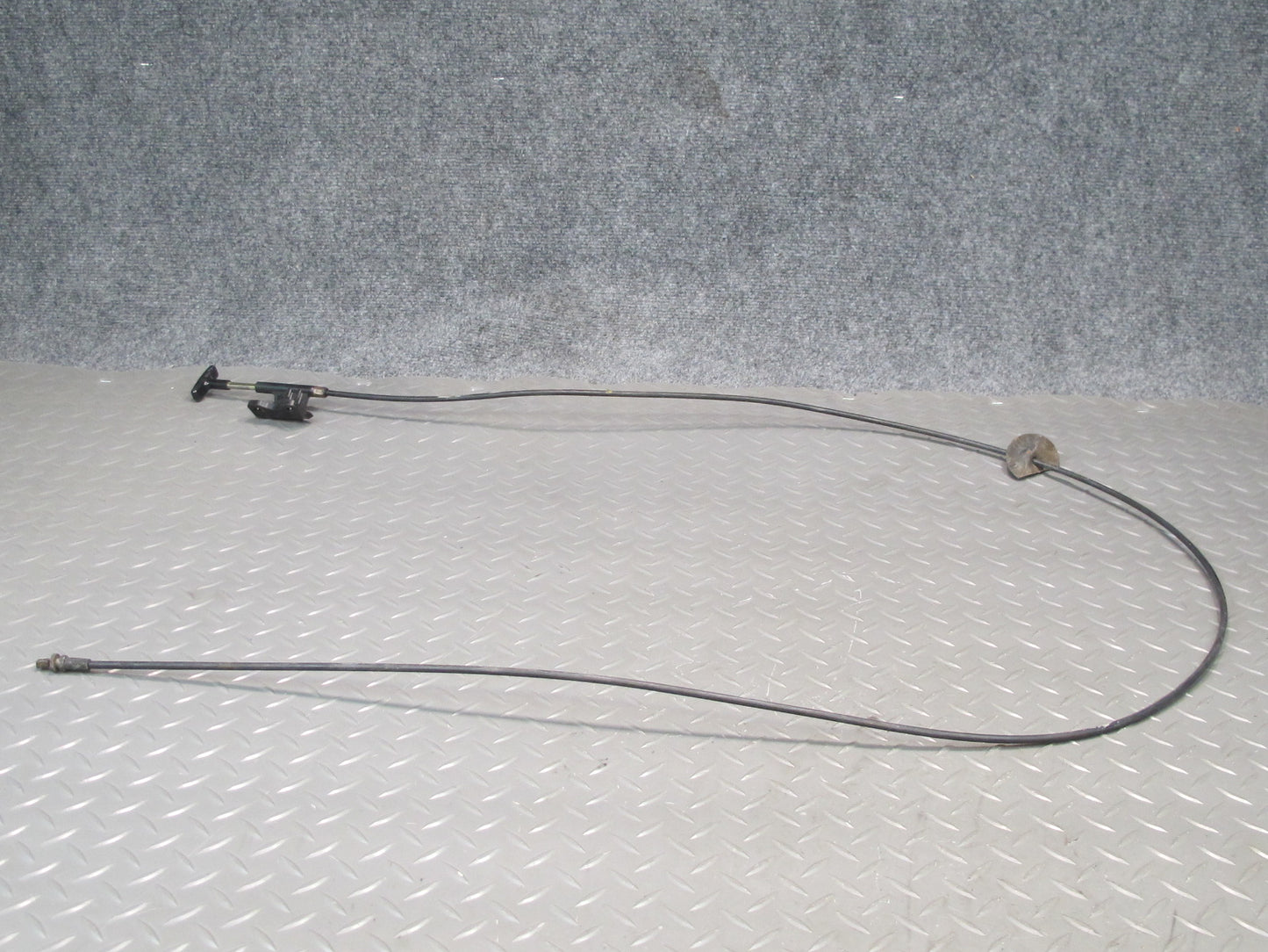 90-96 Nissan Z32 300ZX Coupe Front Hood Lock Latch w Release Cable Set OEM