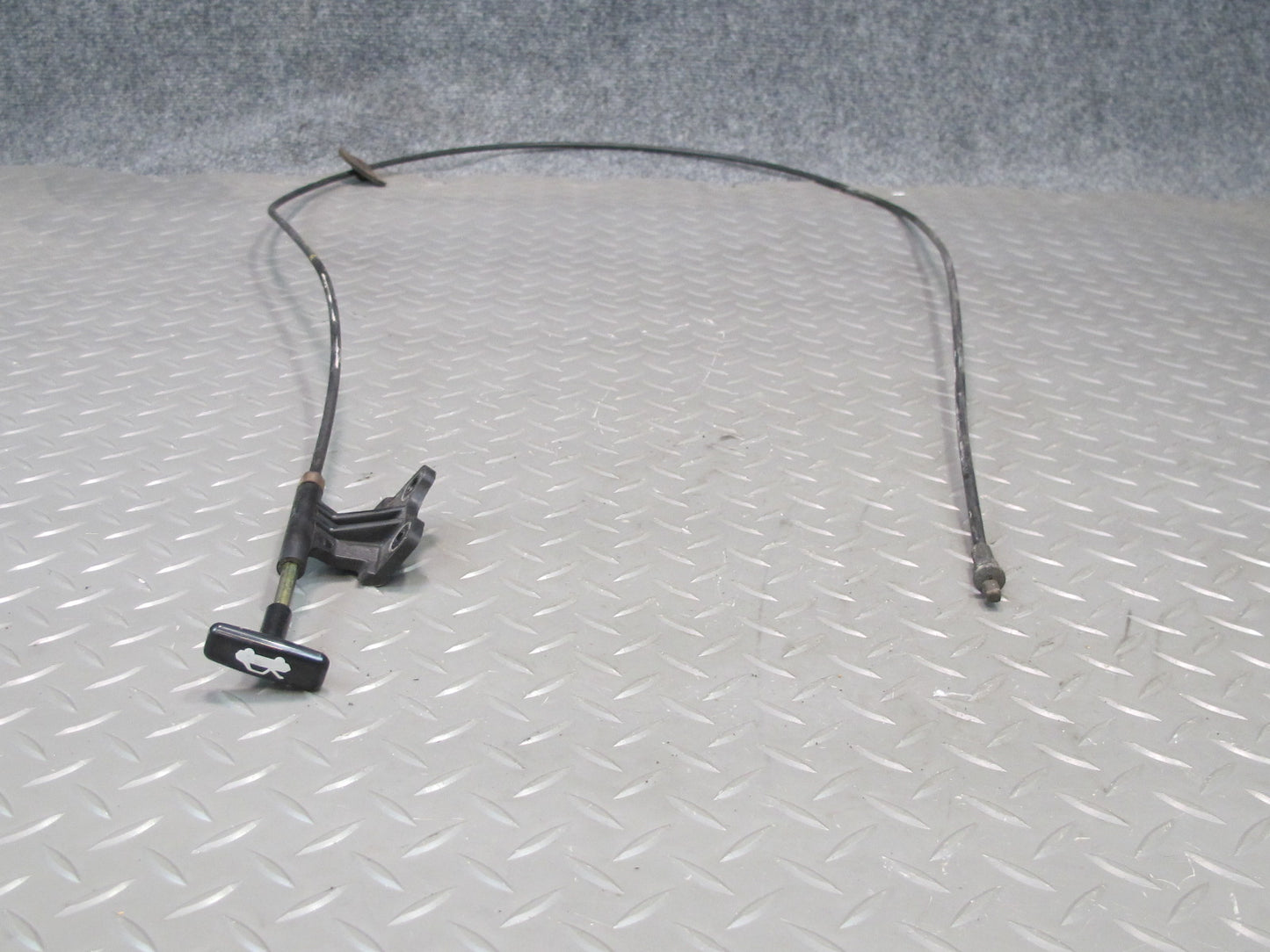 90-96 Nissan Z32 300ZX Coupe Front Hood Lock Latch w Release Cable Set OEM