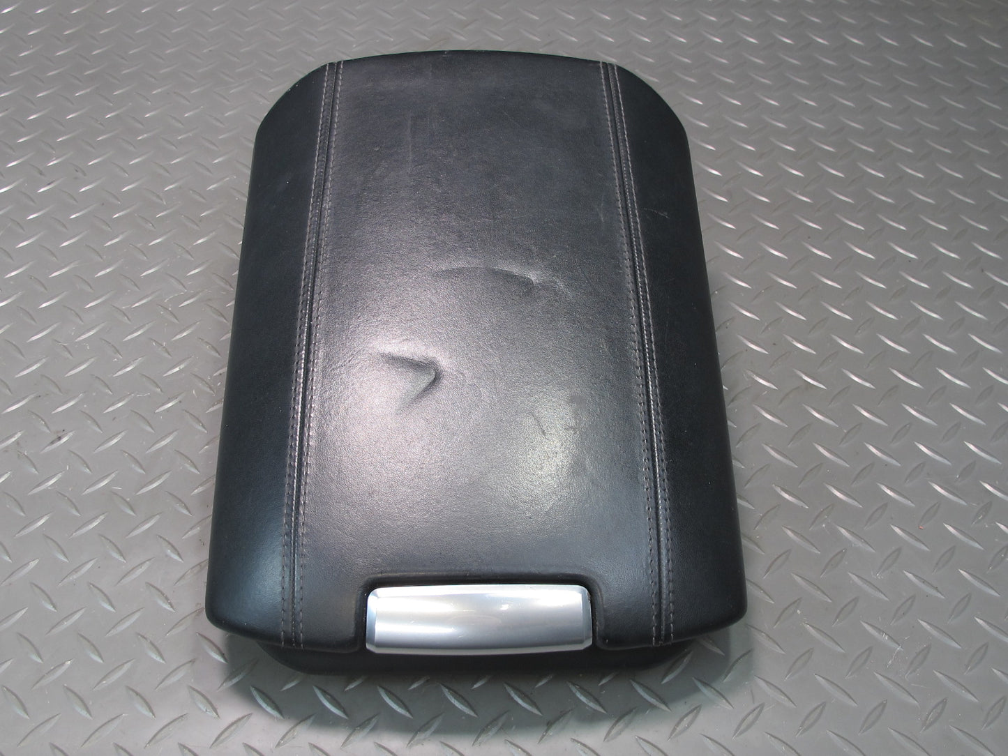2011-2018 Porsche Cayenne 958 Center Console Lid Armrest Cover Leather Black