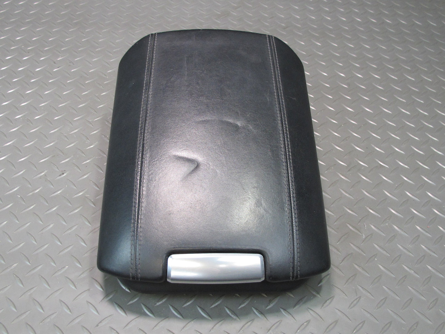 2011-2018 Porsche Cayenne 958 Center Console Lid Armrest Cover Leather Black