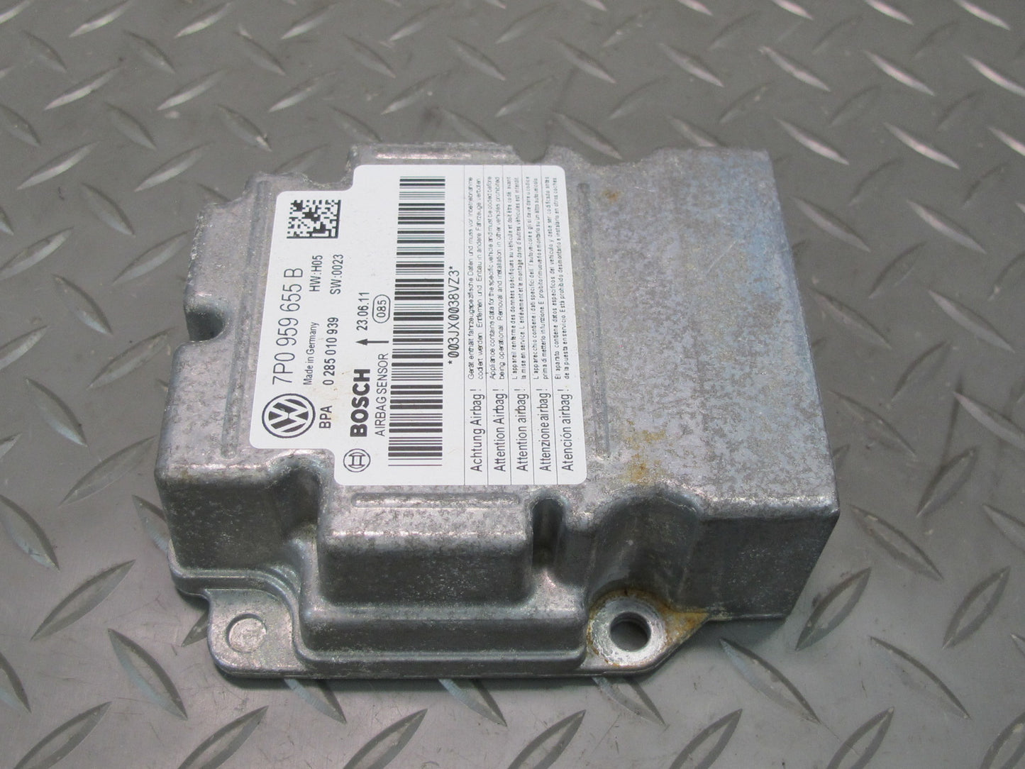 11-14 PORSCHE CAYENNE 958 SRS AIRBAG CONTROL MODULE UNIT 7P0959655B OEM