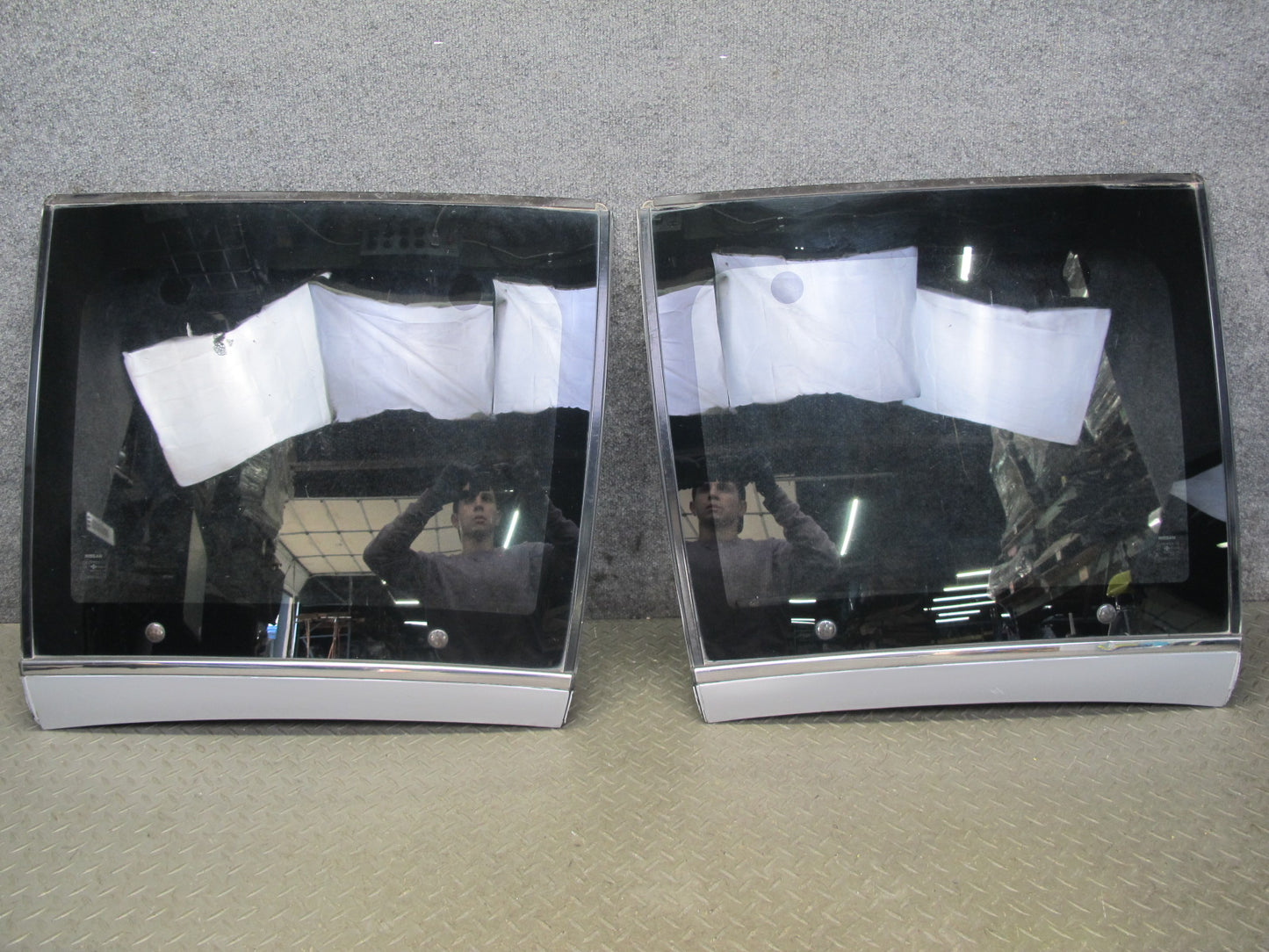 90-95 Nissan Z32 300ZX 2+2 Set of 2 Left & Right T-top Roof Glass Window OEM