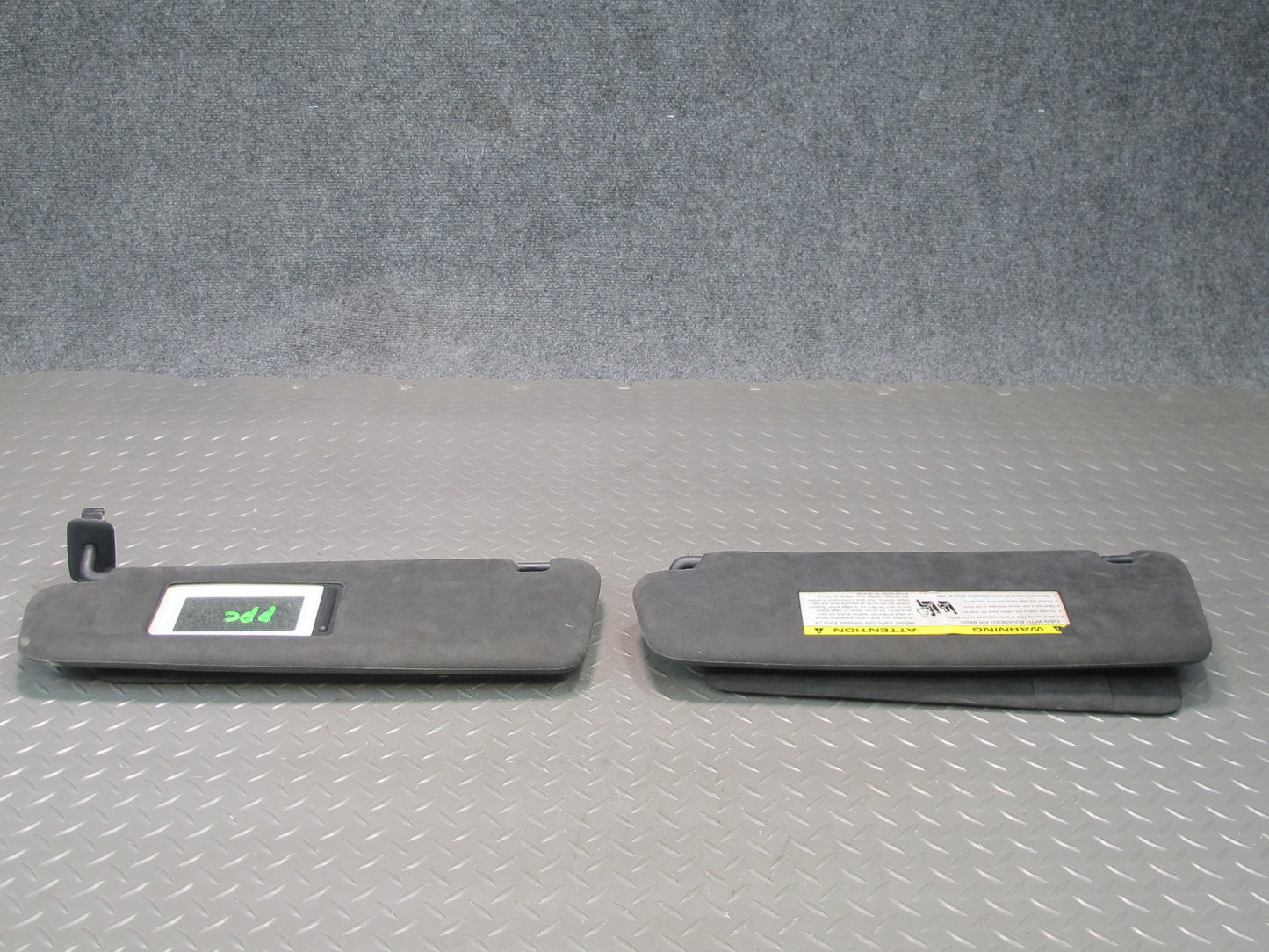 2011-2014 Porsche Cayenne 958 Front Right & Left Side Sun Visor Shade Black Set