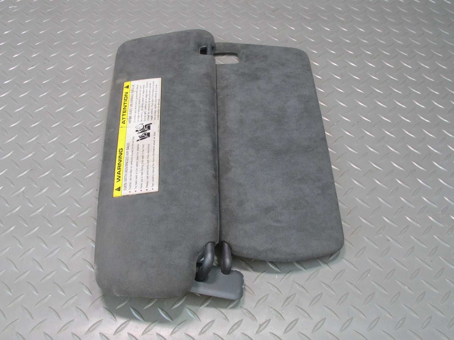 2011-2014 Porsche Cayenne 958 Front Right & Left Side Sun Visor Shade Black Set