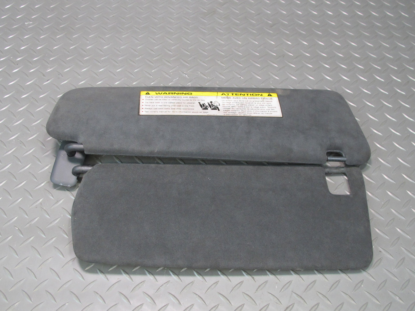 2011-2014 Porsche Cayenne 958 Front Right & Left Side Sun Visor Shade Black Set