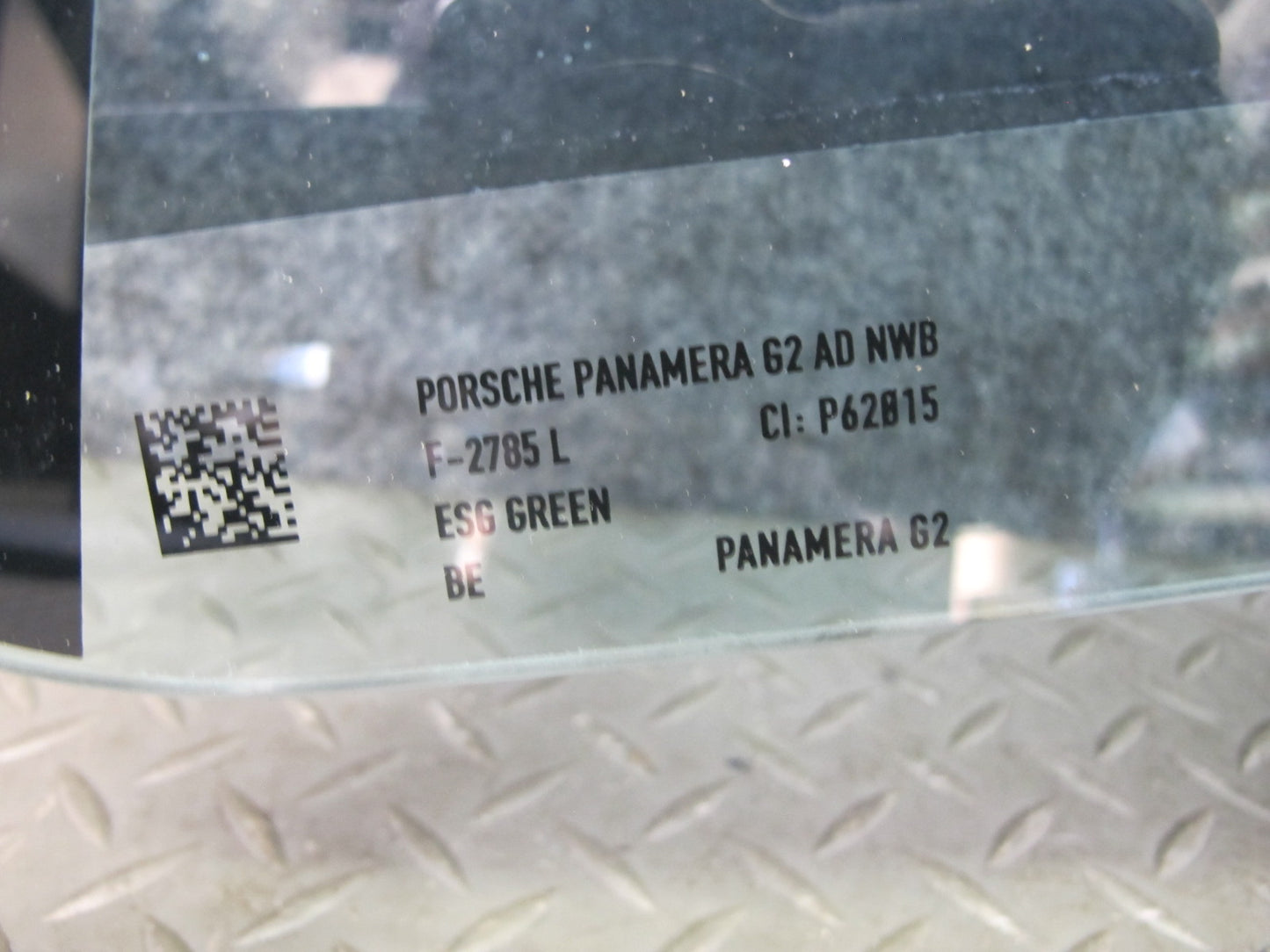 17-23 Porsche Panamera 971 Rear Left Door Glass Window 971845317