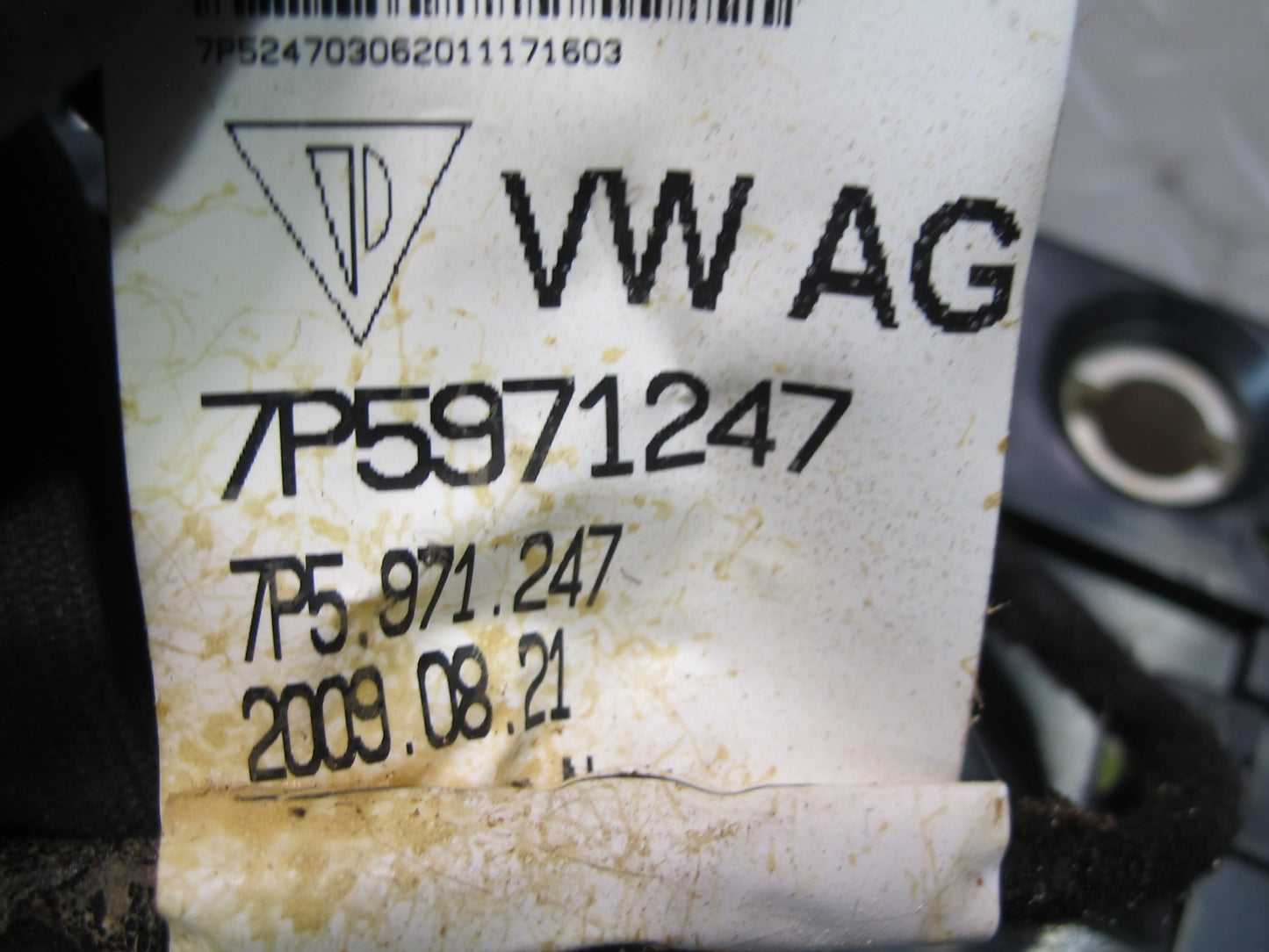 2011-2014 Porsche Cayenne 958 Center Console Upper Overhead Dome Light Lamp