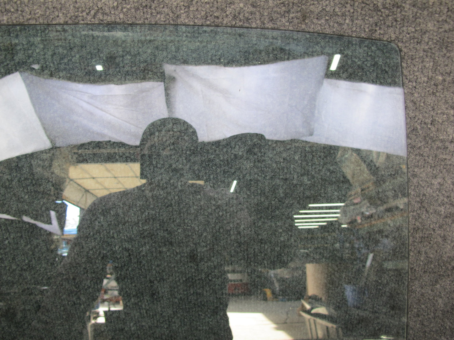 75-85 Mercedes W123 300D Sedan Rear Left Door Glass Window OEM