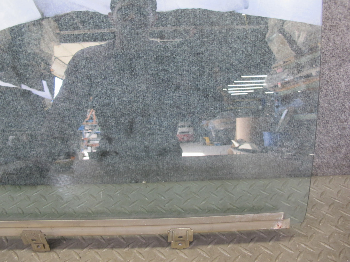 75-85 Mercedes W123 300D Sedan Rear Left Door Glass Window OEM