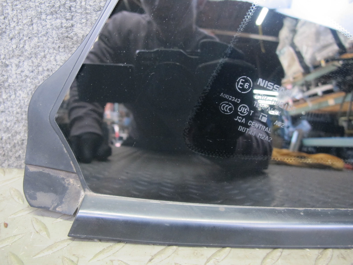 09-20 Nissan Z34 370Z Coupe Rear Left Quarter Window Glass OEM