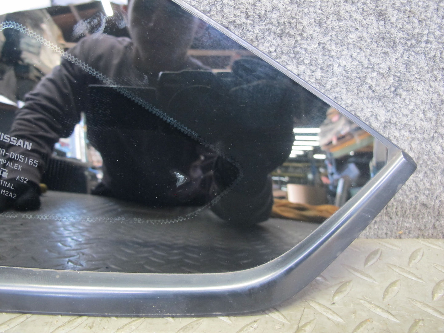 09-20 Nissan Z34 370Z Coupe Rear Left Quarter Window Glass OEM