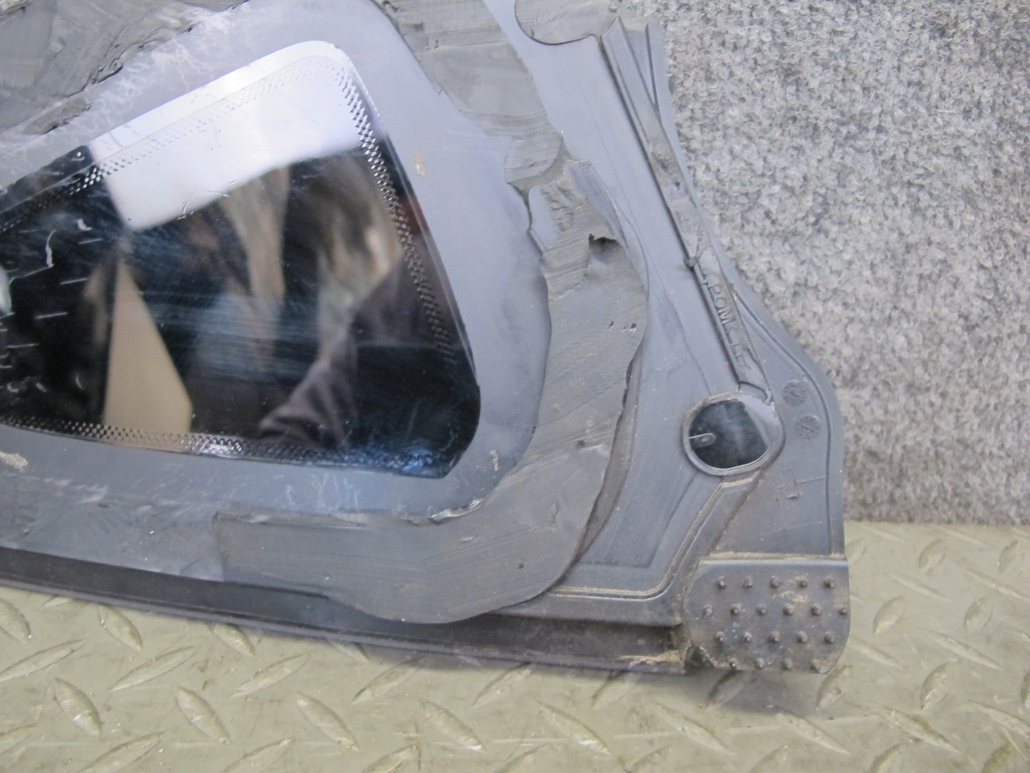 09-20 Nissan Z34 370Z Coupe Rear Left Quarter Window Glass OEM