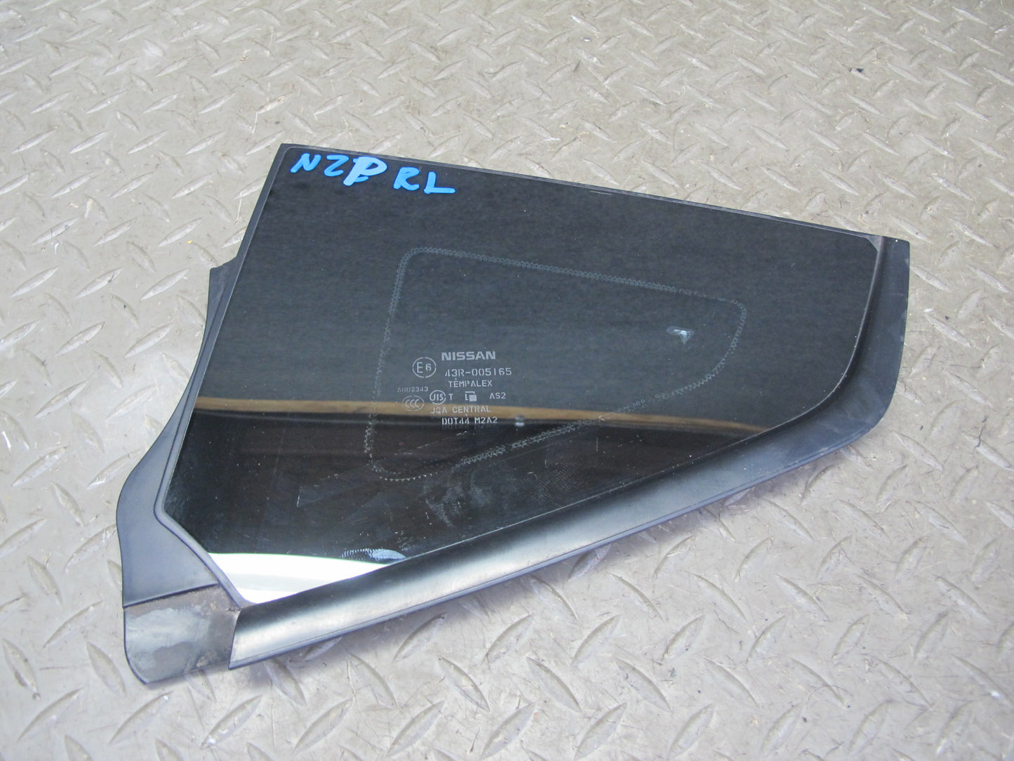 09-20 Nissan Z34 370Z Coupe Rear Left Quarter Window Glass OEM