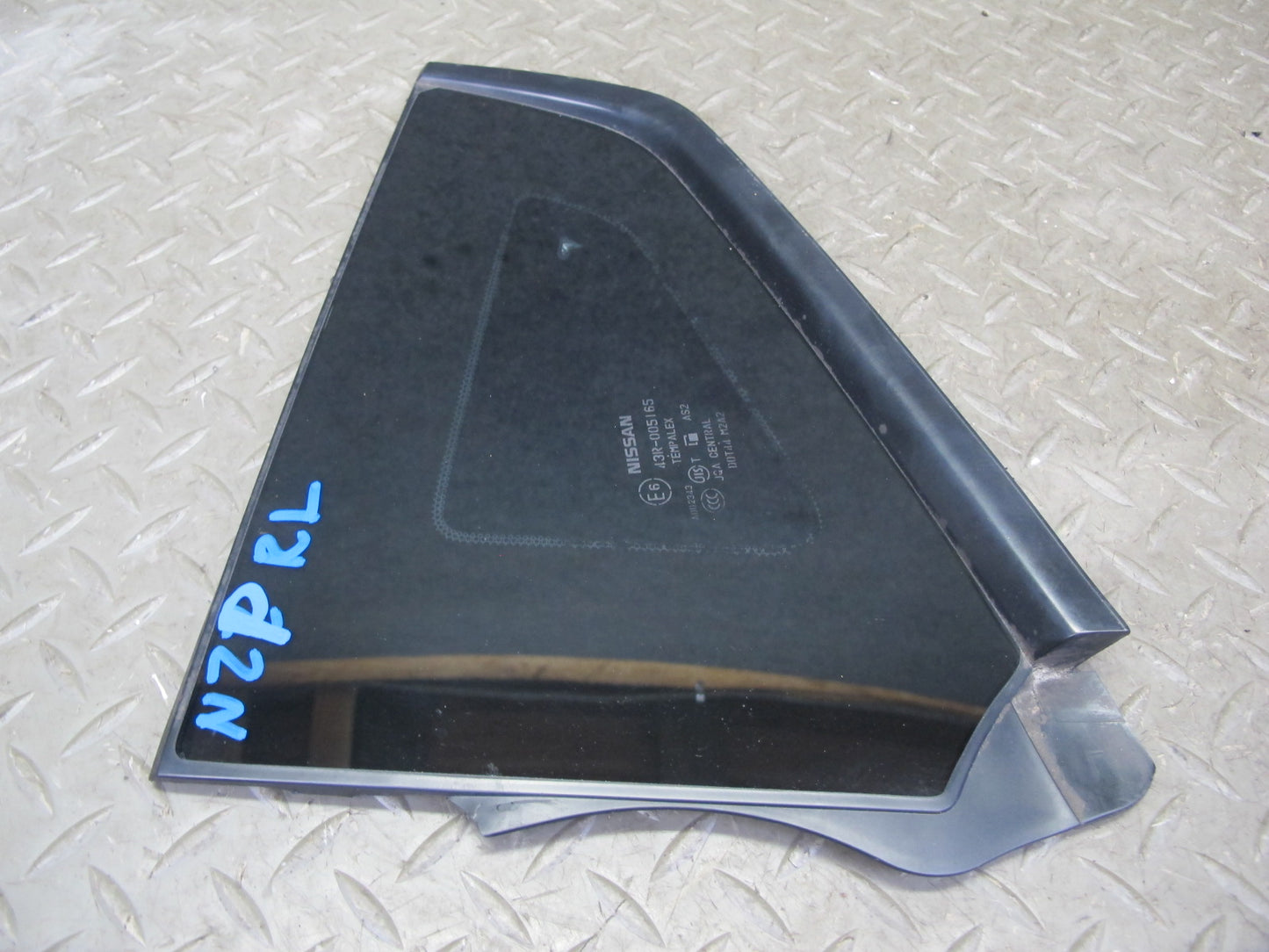 09-20 Nissan Z34 370Z Coupe Rear Left Quarter Window Glass OEM