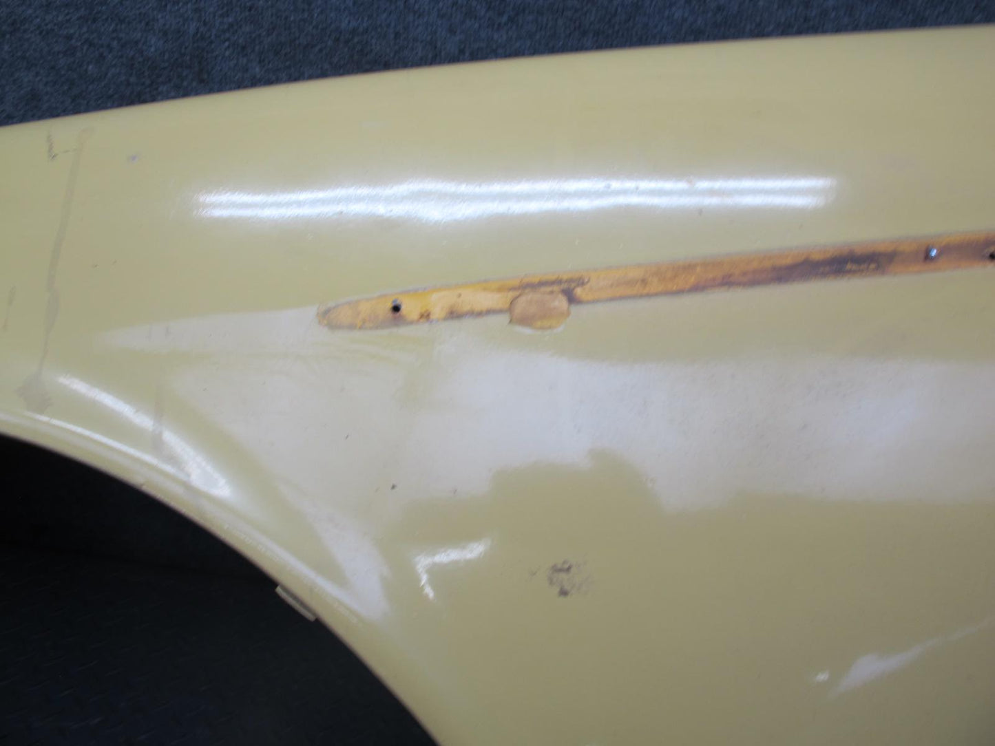 77-78 Datsun S30 280Z Front Left Fender Shell Panel Yellow OEM