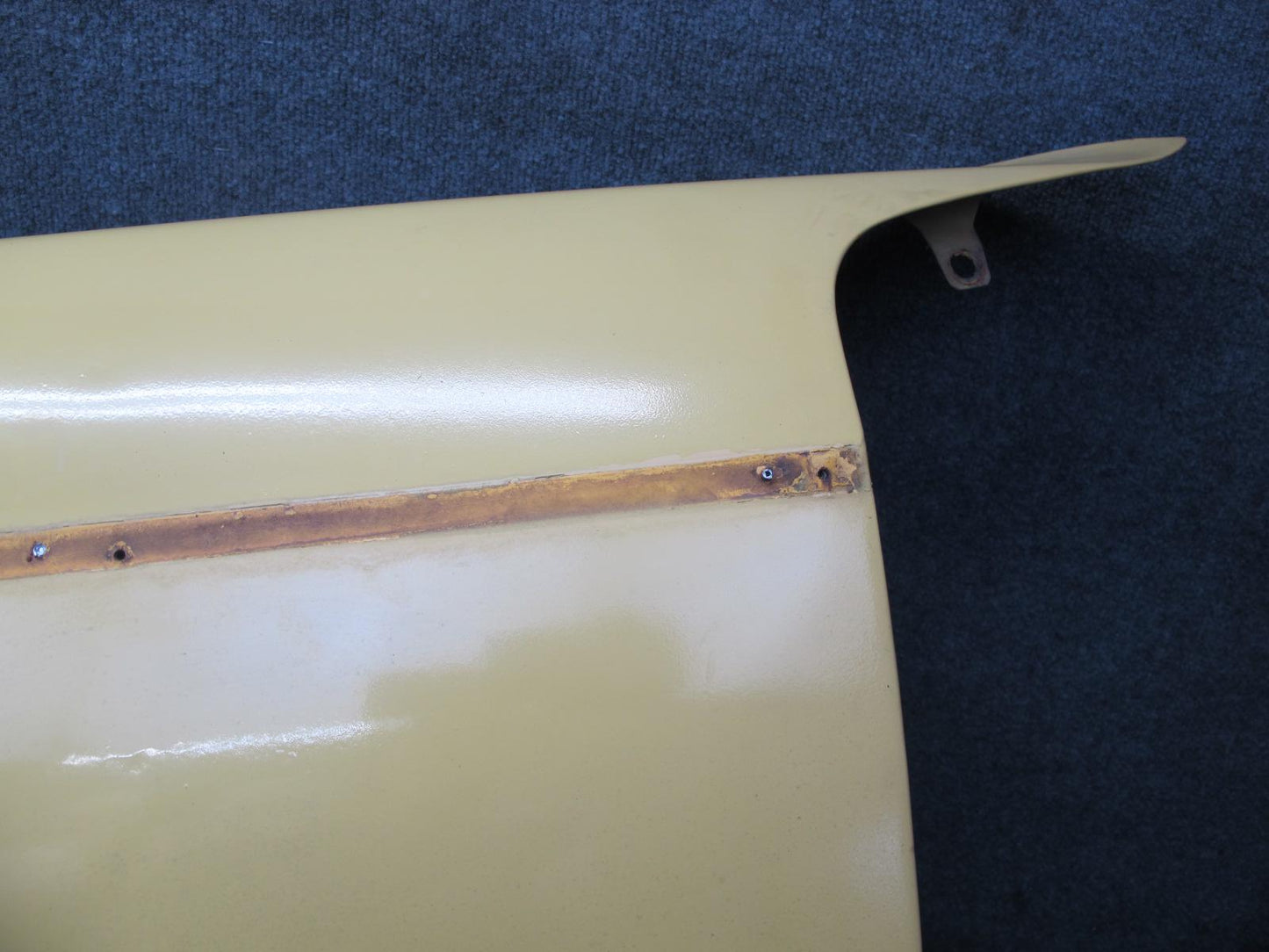 77-78 Datsun S30 280Z Front Left Fender Shell Panel Yellow OEM