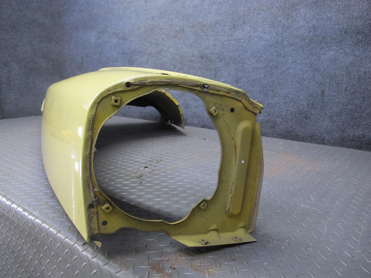 77-78 Datsun S30 280Z Front Left Fender Shell Panel Yellow OEM