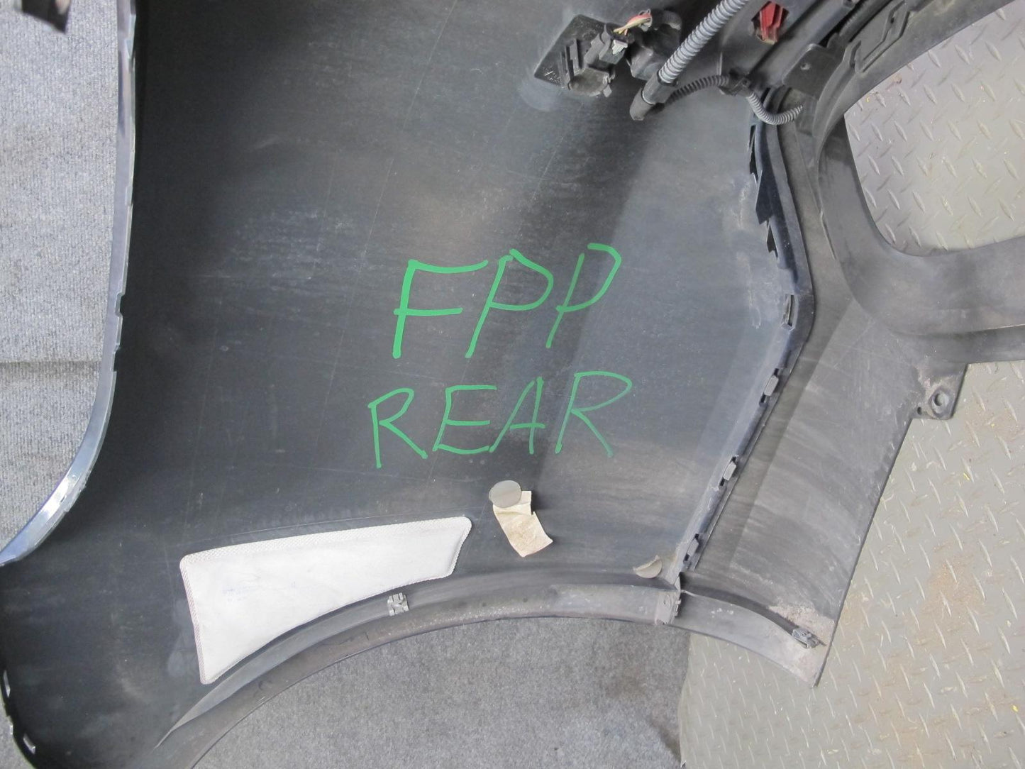 17-23 Porsche Panamera S 971 Rear Bumper Cover w PDC Night Blue Metallic