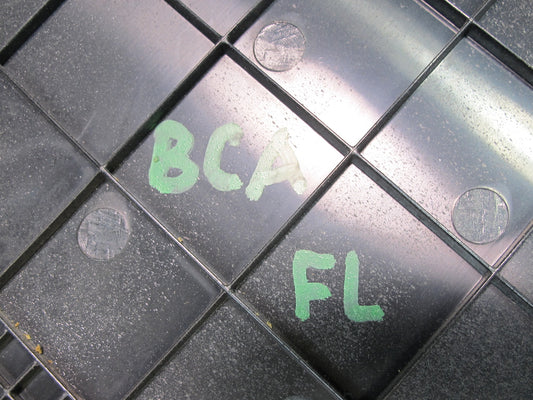 06-12 Bentley Continental Flying Front Left Seat Back Trim Cover Panel Set